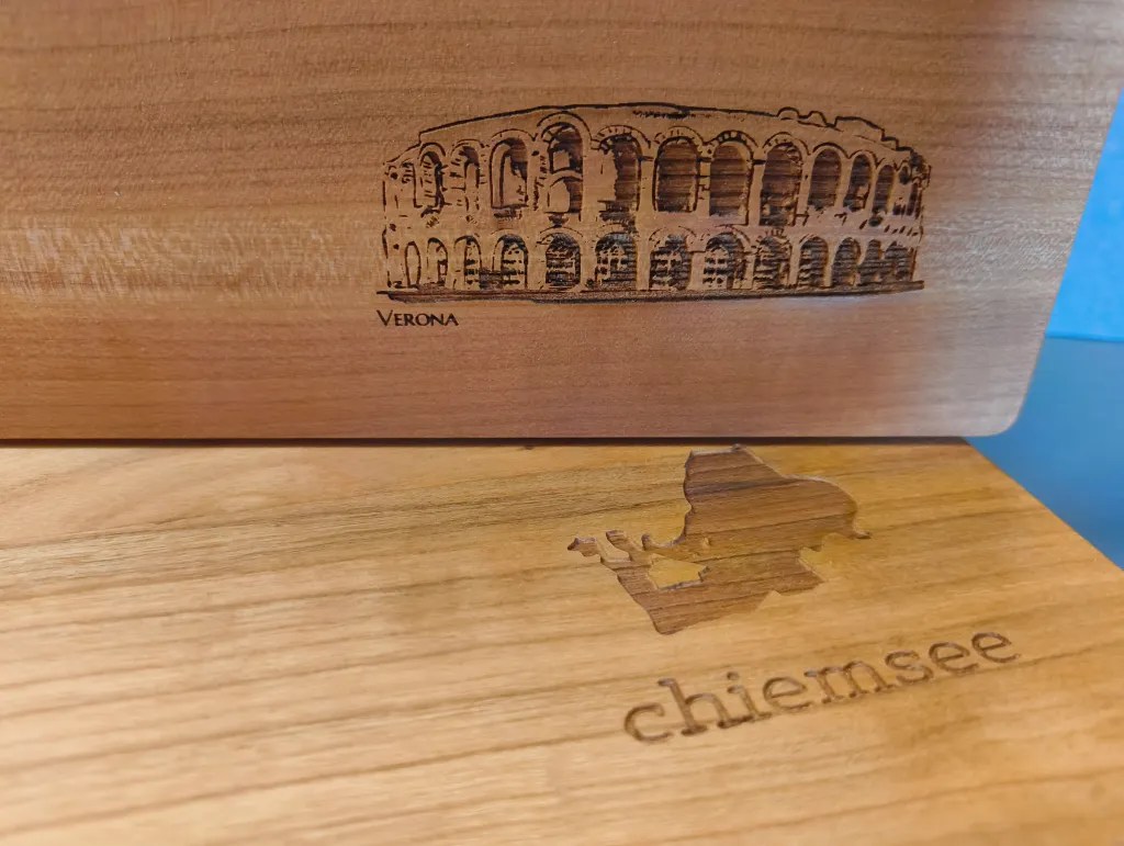 Lasergeschnittenes Holzdetail